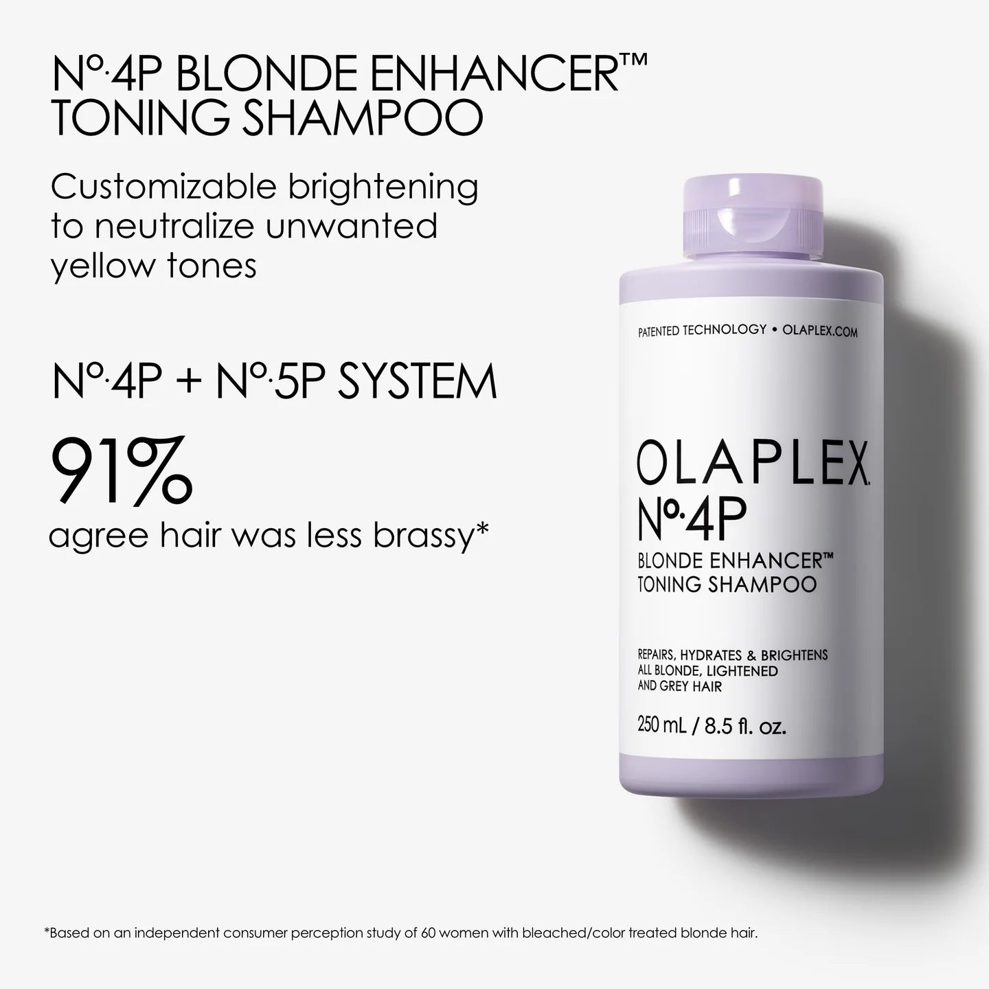 OLAPLEX Nº.4P BLONDE ENHANCER TONING SHAMPOO