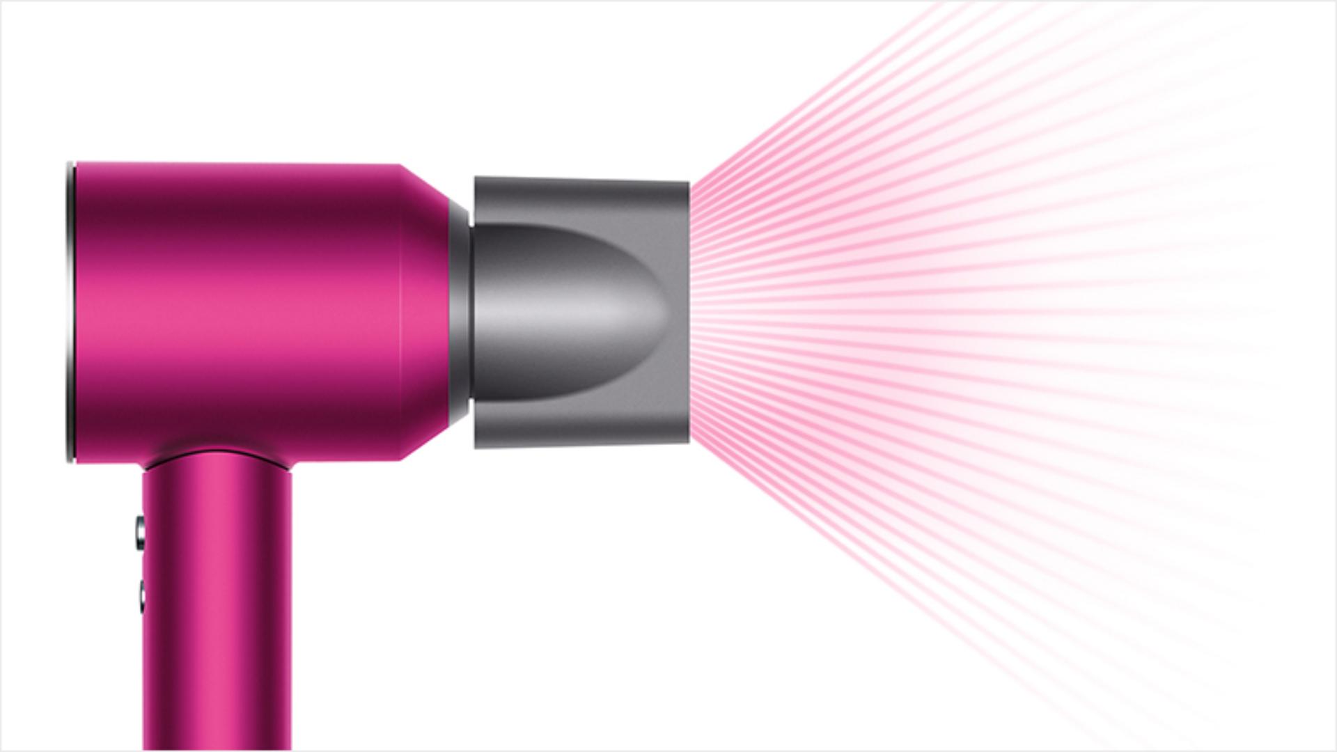 Supersonic hair dryer ( Fuchsia / Nickel ) HD08 Dyson