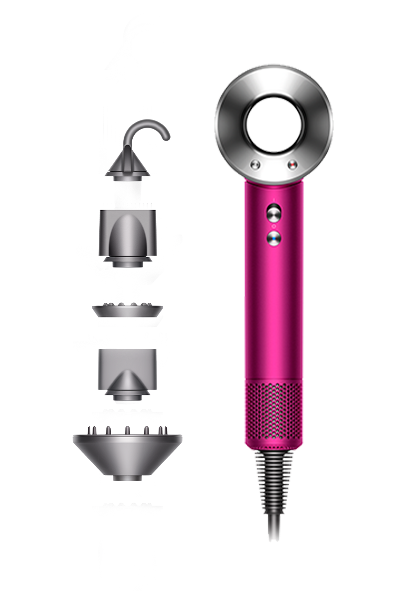 Supersonic hair dryer ( Fuchsia / Nickel ) HD08 Dyson